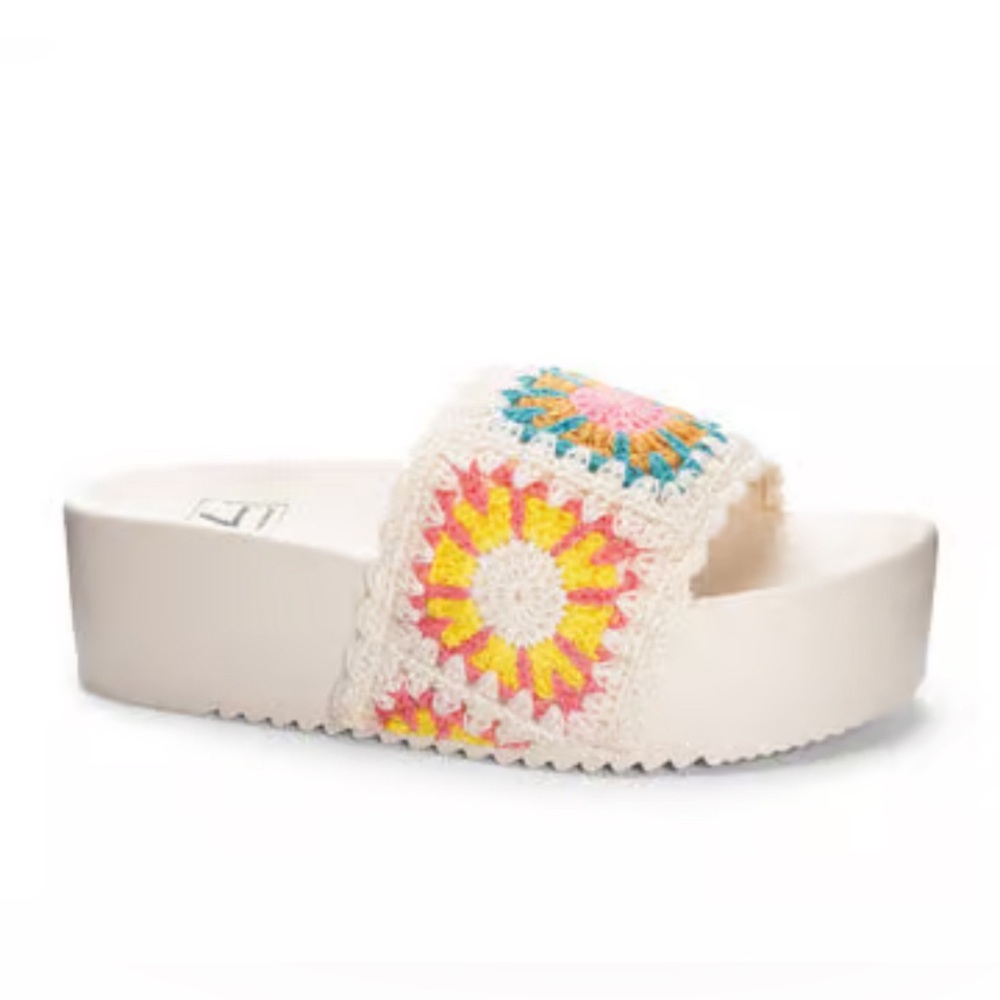 WORBLE CROCHET SLIDE sandals size 10